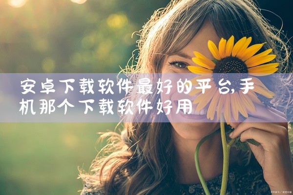 安卓下载软件最好的平台